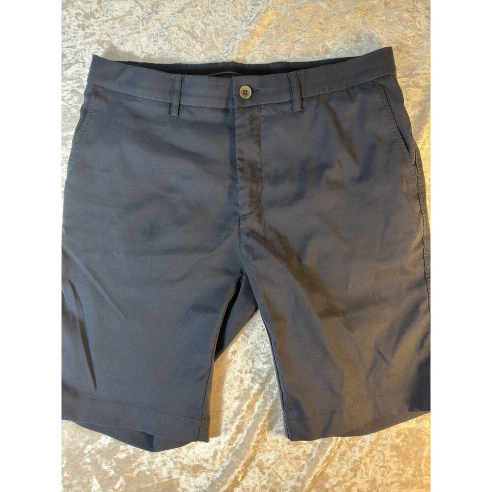 Galvin Green Golf Shorts Mens 32 Navy Performance Stretch Flat Front Athletic